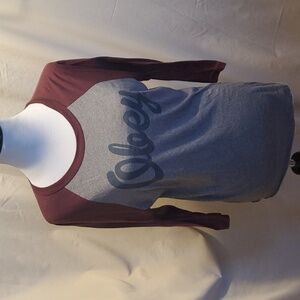 Obey Men's Ringer Tee SZ LG